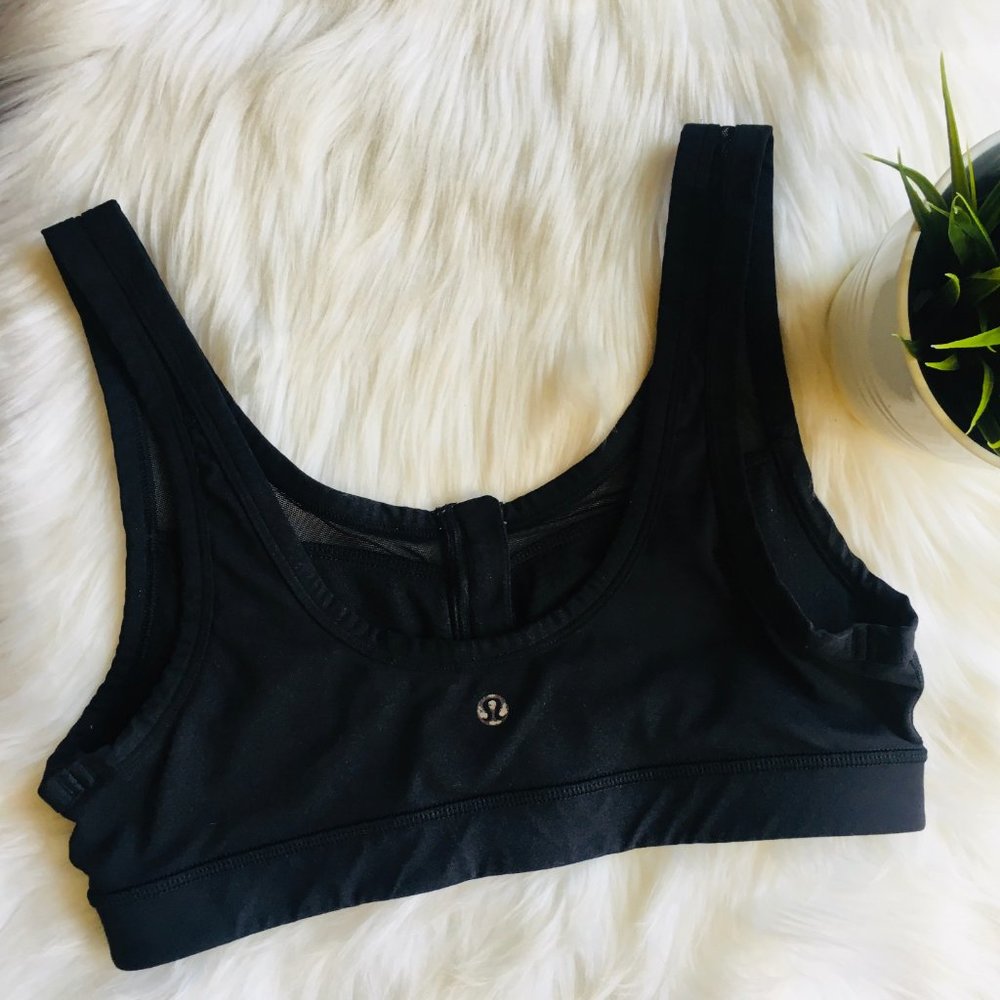 LULULEMON Drop It Like It's Hot Black Sports Bra - Picture 4 of 6